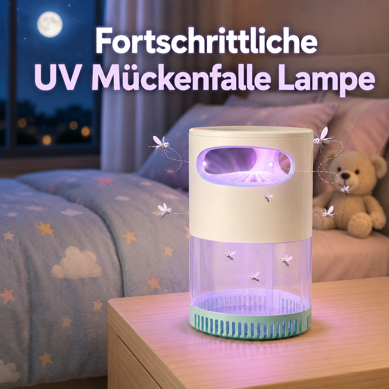 StichBlock™ Fortschrittliche UV-Mückenfalle Lampe für ruhige Nächte